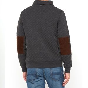 Billy Reid Sweaters - BILLY REID| DIAMOND QUILT SHAWL W/ SUEDE Billy Reid Sweaters - BILLY REID| DIAMOND QUILT SHAWL W/ SUEDE